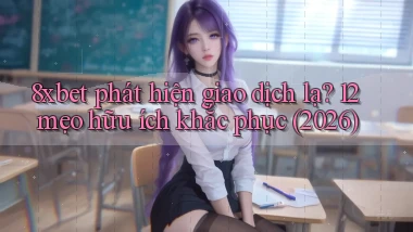 8xbet phát hiện giao dịch lạ 12 mẹo hữu ích khắc phục (2026)