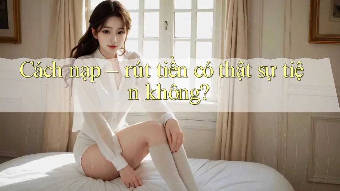 Cách nạp – rút tiền có thật sự tiện không?
