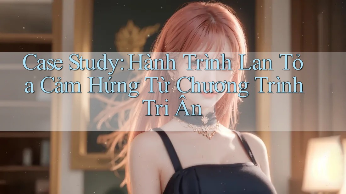 Case Study: Hành Trình Lan Tỏa Cảm Hứng Từ Chương Trình Tri Ân