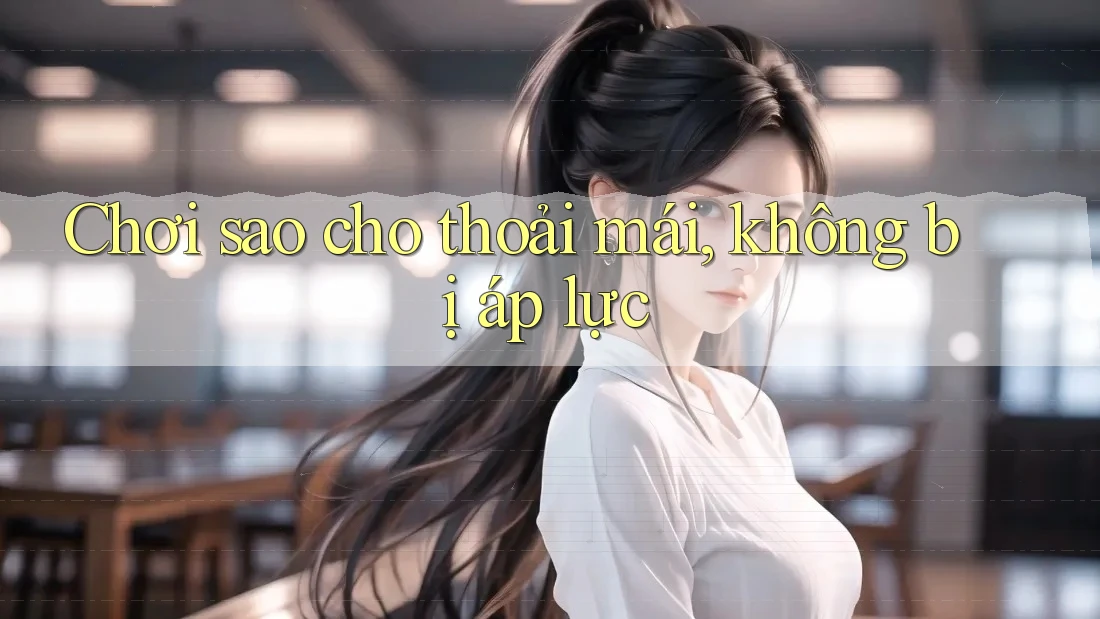 Chơi sao cho thoải mái, không bị áp lực