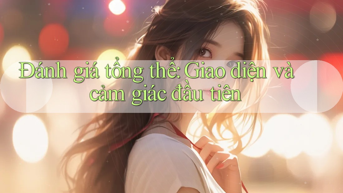 Đánh giá tổng thể: Giao diện và cảm giác đầu tiên Đánh giá tổng thể: Giao diện và cảm giác đầu tiên