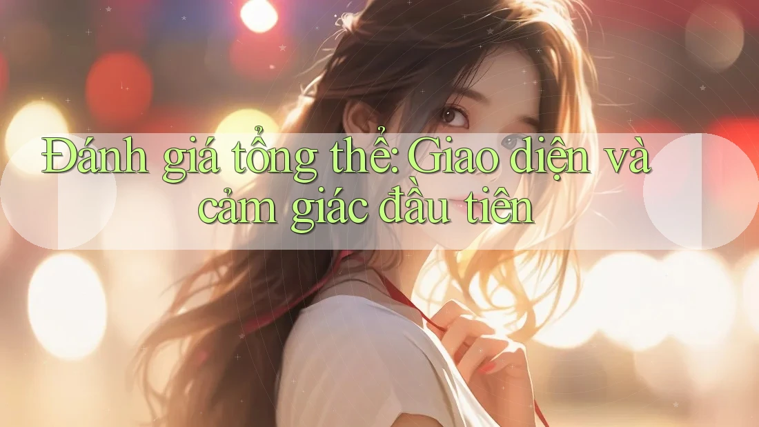 Đánh giá tổng thể: Giao diện và cảm giác đầu tiên Đánh giá tổng thể: Giao diện và cảm giác đầu tiên
