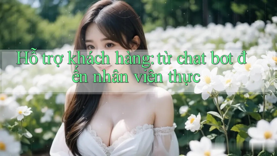 Hỗ trợ khách hàng: từ chat bot đến nhân viên thực Hỗ trợ khách hàng: từ chat bot đến nhân viên thực
