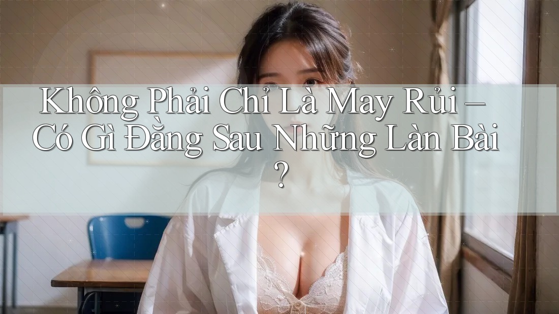 Không Phải Chỉ Là May Rủi – Có Gì Đằng Sau Những Làn Bài?