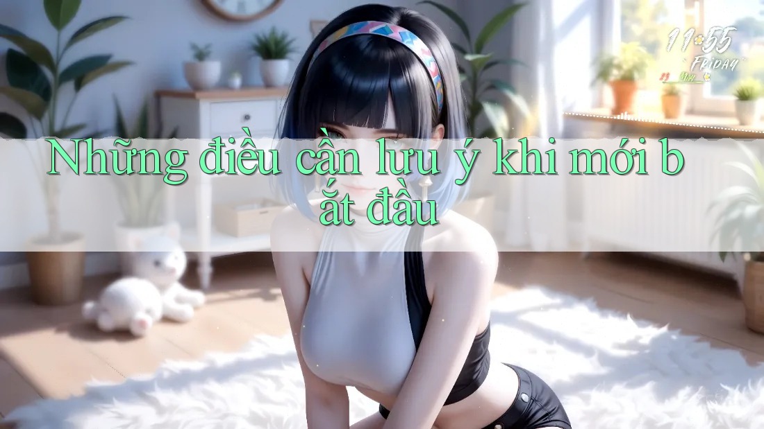 Những điều cần lưu ý khi mới bắt đầu Những điều cần lưu ý khi mới bắt đầu