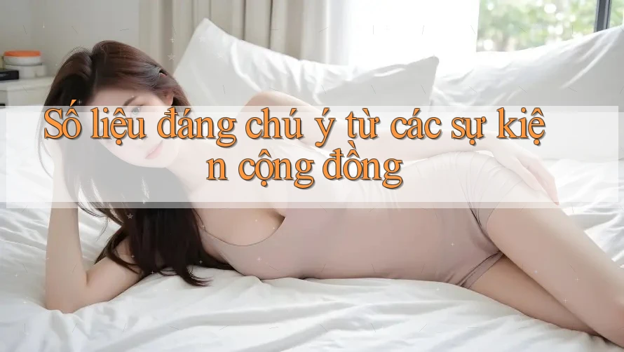 Số liệu đáng chú ý từ các sự kiện cộng đồng Số liệu đáng chú ý từ các sự kiện cộng đồng