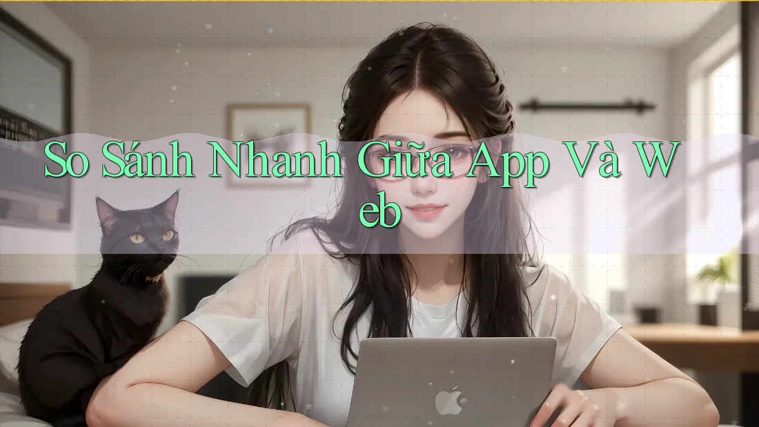 So sánh nhanh giữa app và web So sánh nhanh giữa app và web