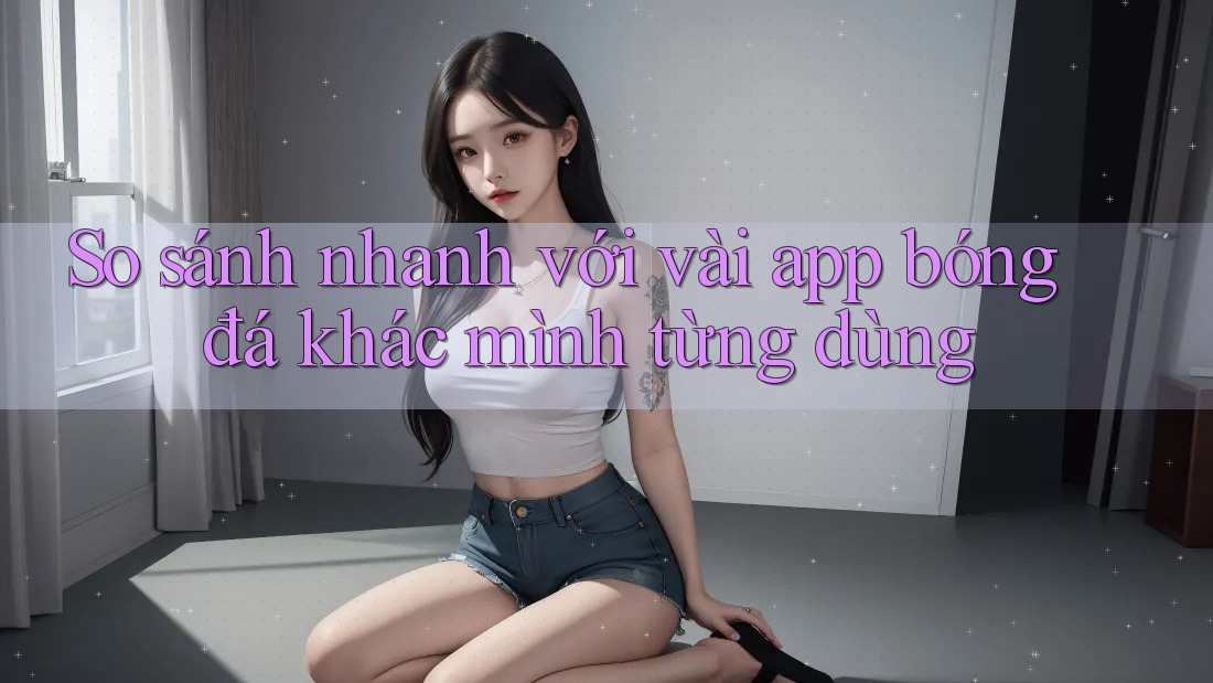 So sánh nhanh với vài app bóng đá khác mình từng dùng So sánh nhanh với vài app bóng đá khác mình từng dùng