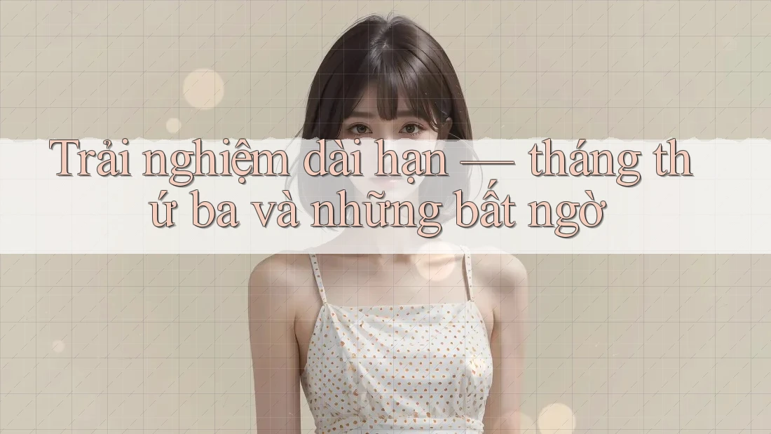 Trải nghiệm dài hạn — tháng thứ ba và những bất ngờ