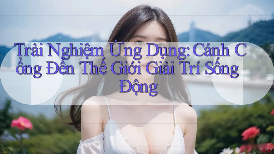 Trải Nghiệm Ứng Dụng: Cánh Cổng Đến Thế Giới Giải Trí Sống Động Trải Nghiệm Ứng Dụng: Cánh Cổng Đến Thế Giới Giải Trí Sống Động