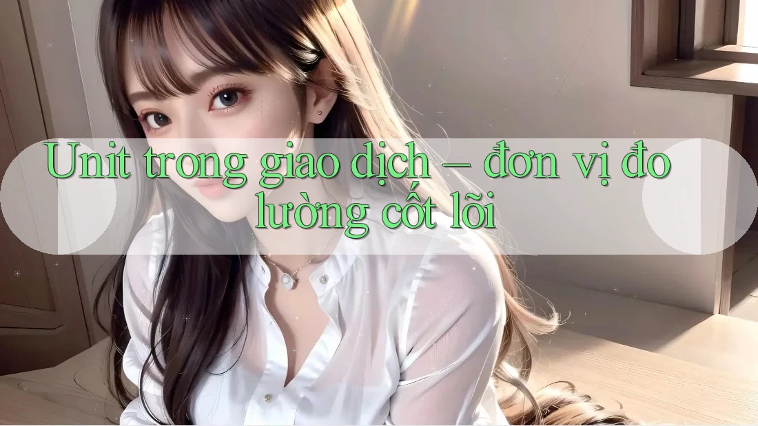 Unit trong giao dịch – đơn vị đo lường cốt lõi