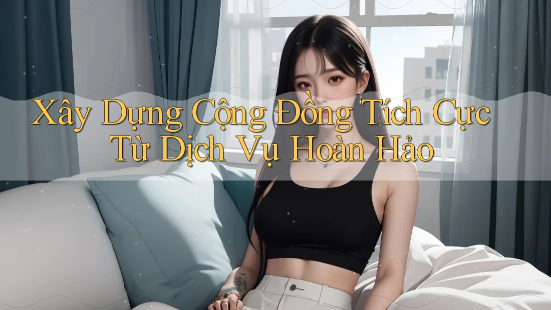 Xây Dựng Cộng Đồng Tích Cực Từ Dịch Vụ Hoàn Hảo Xây Dựng Cộng Đồng Tích Cực Từ Dịch Vụ Hoàn Hảo